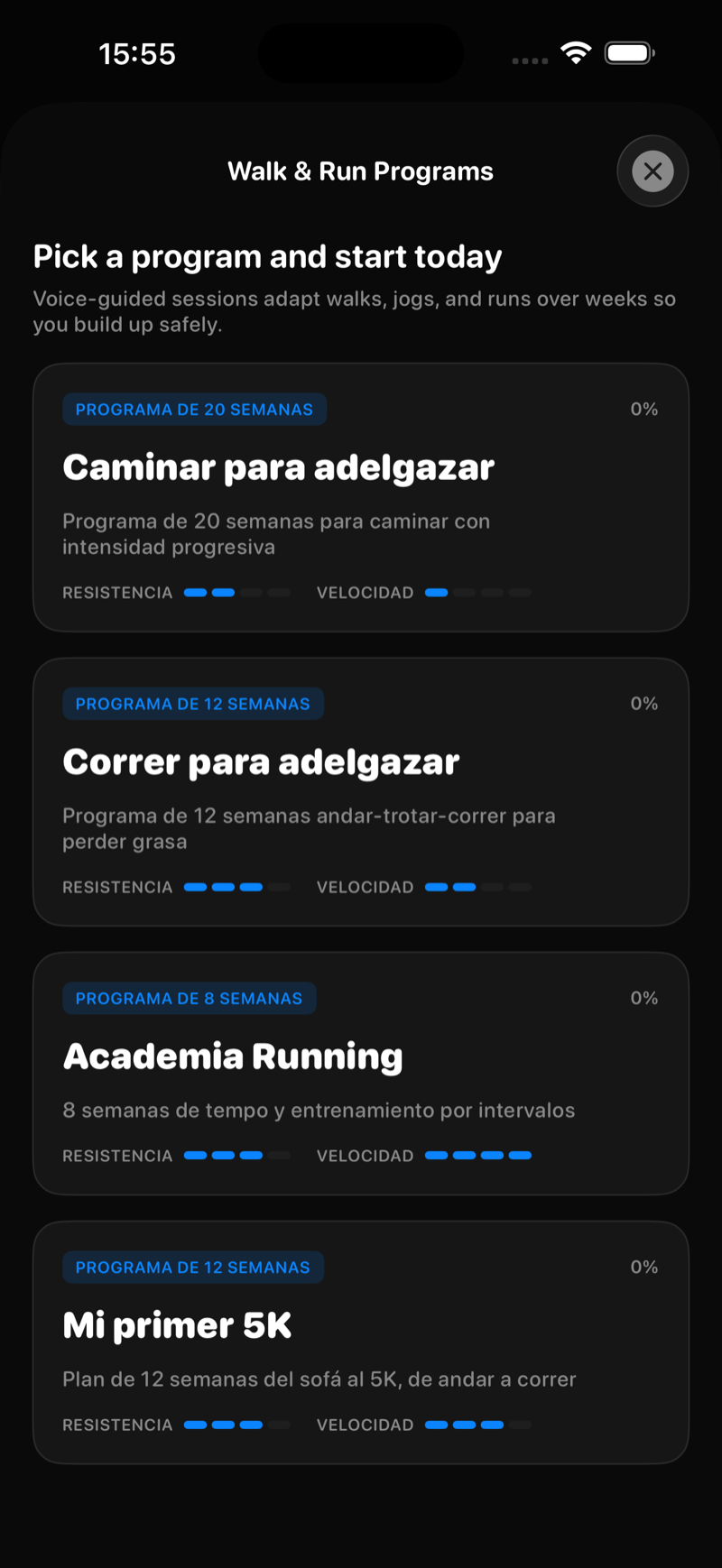 Running programs
